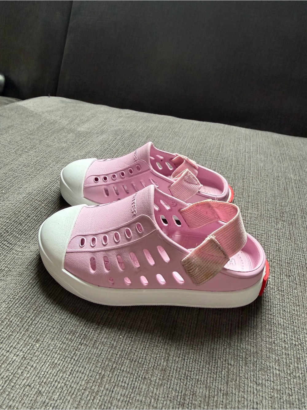 HUNTER Toddler Kids Pink Slip-On Sandal Size 5C